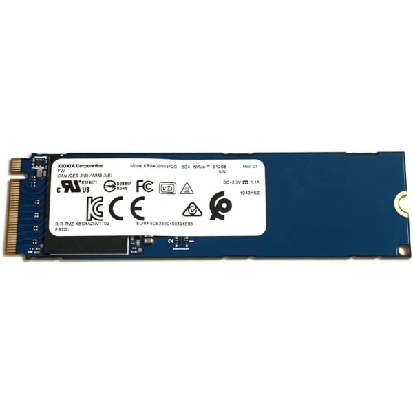 KIOXIA 512GB Gen4 NVMe M.2 2280 PCIe Solid State Drive